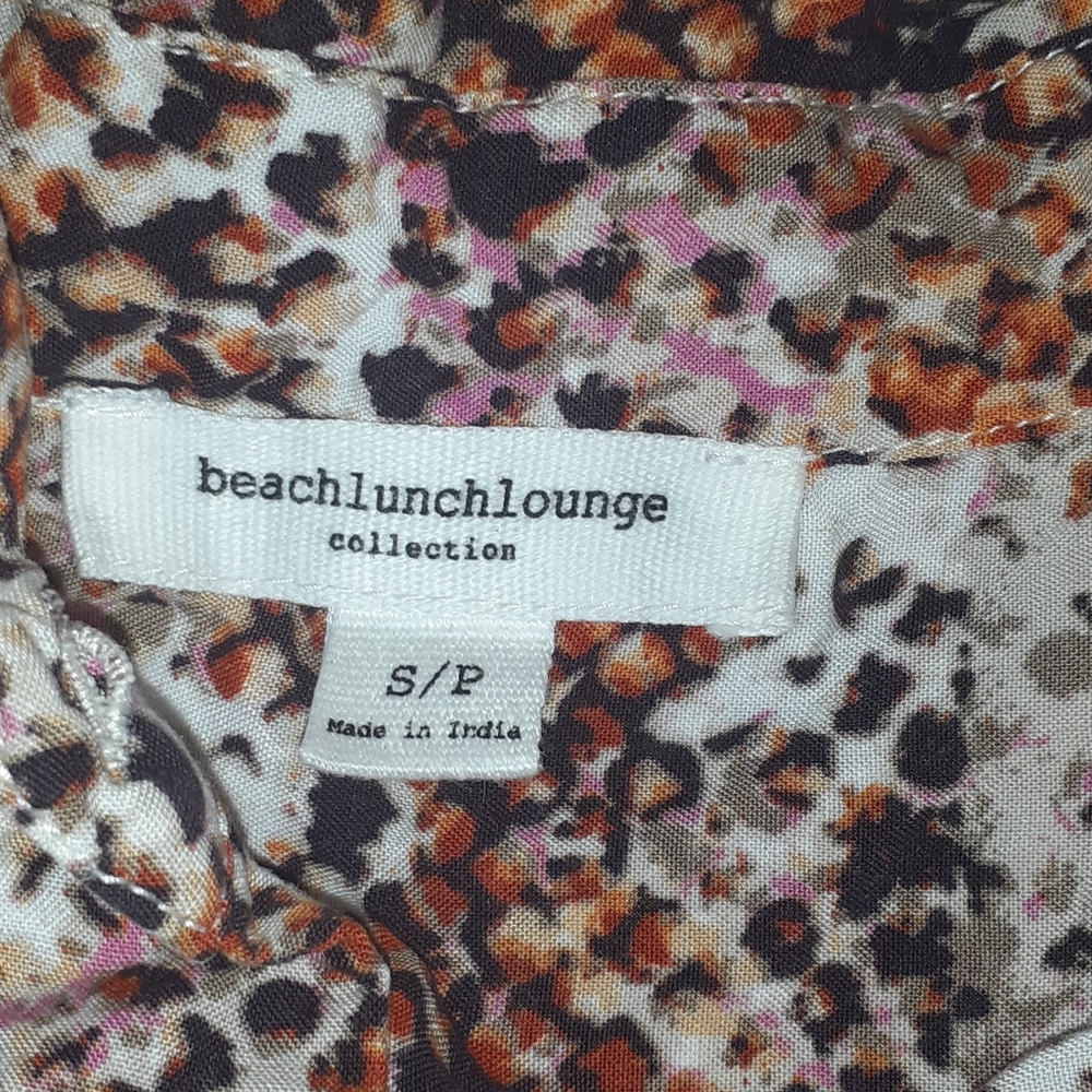 Printed button down blouse - Picture 4 of 4